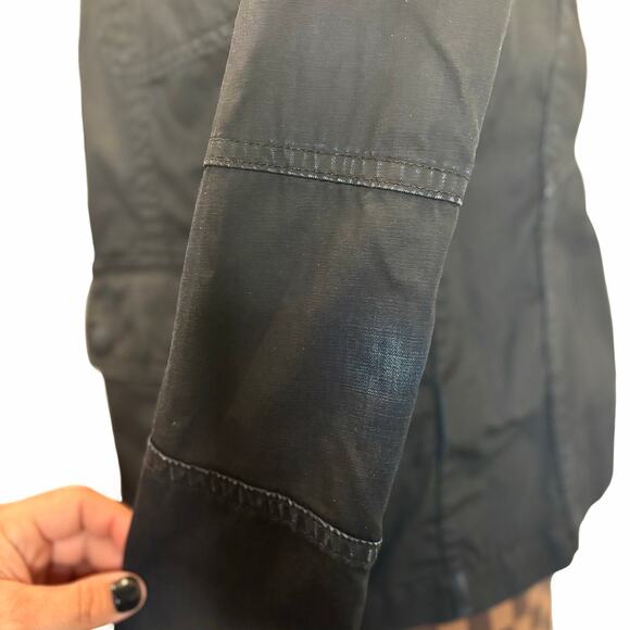 Vince Utility Jacket Womens XS Gray/Black Cargo Coat Preppy Gorpcore Minimalist - Picture 6 of 11